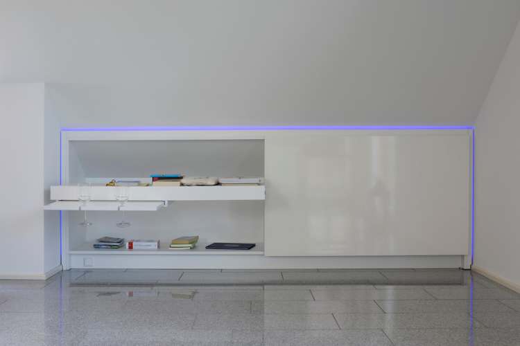 Nische Kniestock LED an Nische Kniestock LED an