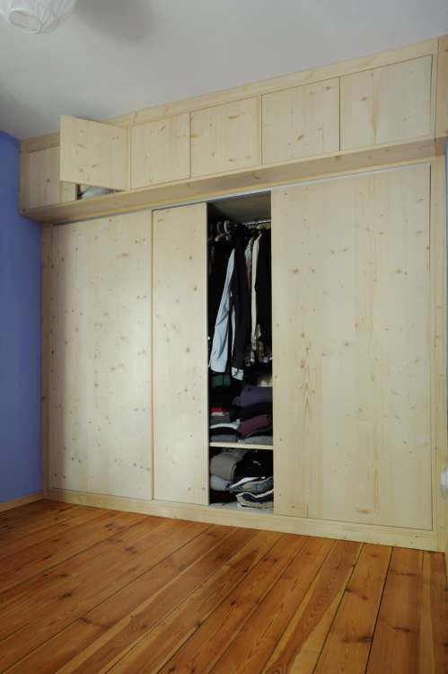 Einbauschrank Schiebetüren Fichte auf Einbauschrank Schiebetüren Fichte auf