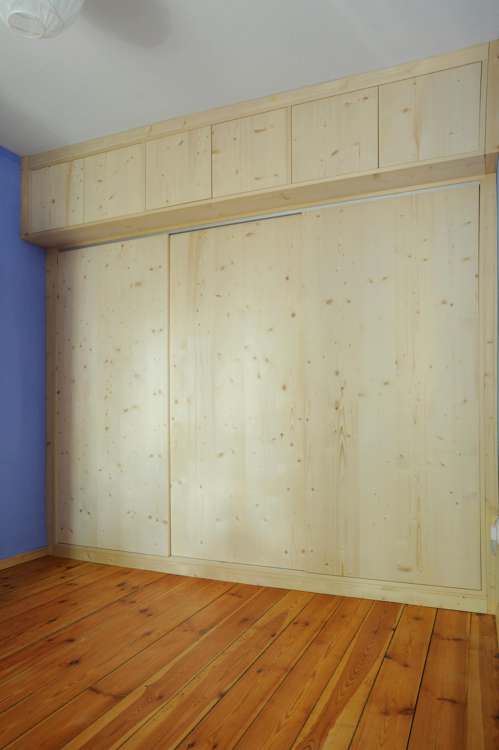 Einbauschrank Schiebetüren Fichte Einbauschrank Schiebetüren Fichte
