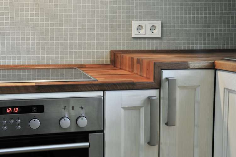 Küche Rahmentüren Fichte Detail